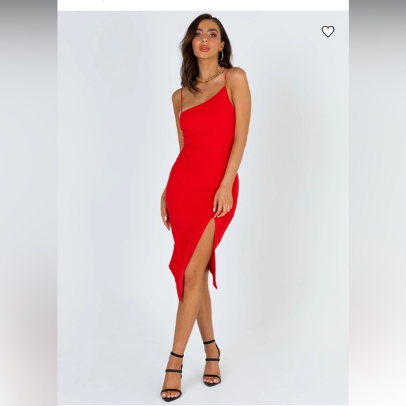 Princess Polly Aero midi red dress - Picture 5 of 16